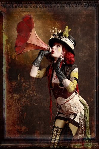 Gatas em cosplay steampunk Photobucket