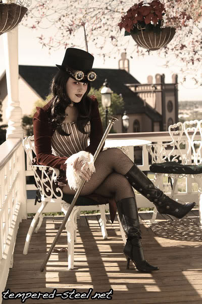 Gatas em cosplay steampunk Photobucket