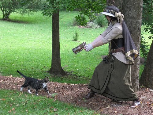 Gatas em cosplay steampunk Photobucket
