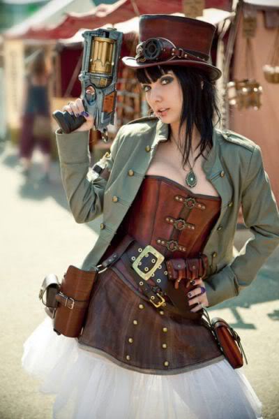 Gatas em cosplay steampunk Photobucket