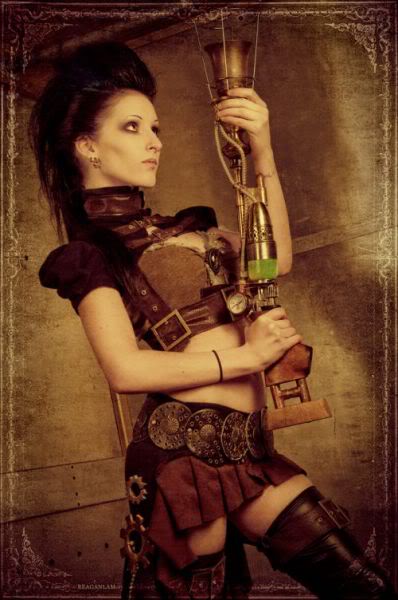 Gatas em cosplay steampunk Photobucket