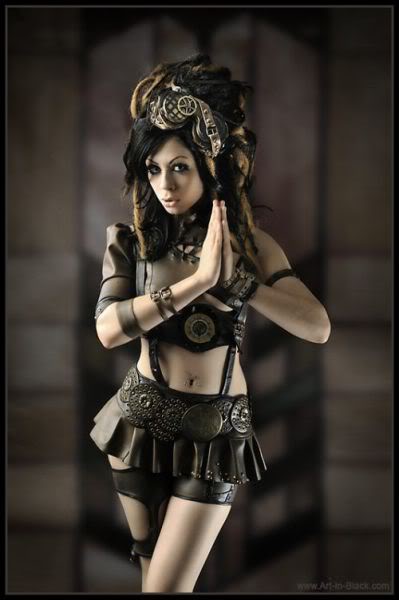 Gatas em cosplay steampunk Photobucket