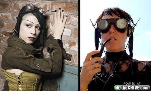 Gatas em cosplay steampunk Photobucket