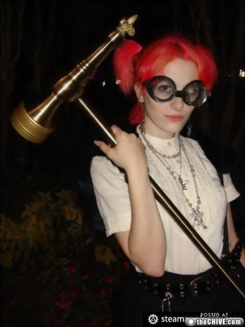 Gatas em cosplay steampunk Photobucket