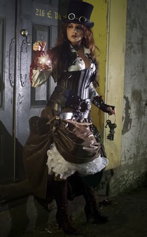 Gatas em cosplay steampunk Photobucket