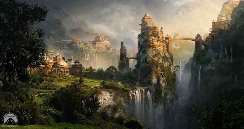 170 Matte Paintings de babar Photobucket