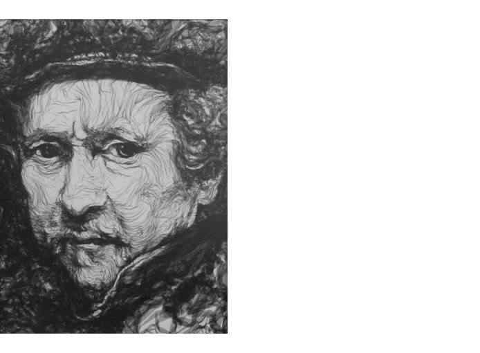 A incrível arte de Benjamin Shine usando ferro de passar 33 rembrandt | Arte | Arte, incrível