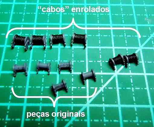 Plastimodelismo: Construindo o Yamato cabos