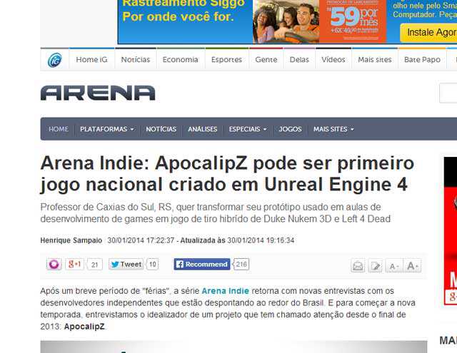 Chegou a prova do livro do Zumbi arenaindie