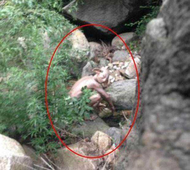 Turista flagra um ser misterioso gollumchina1 (1)