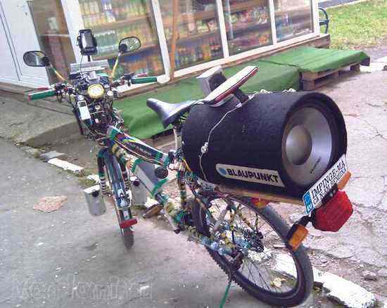 A bicicleta do Fom-fom modifikasi_sepeda