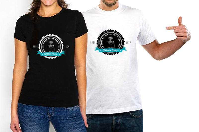 Como ganhar camiseta Grátis captivegraybadgemockup