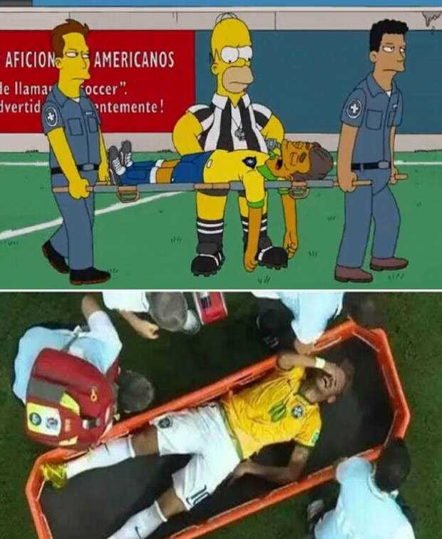 Carlinhos vidente previu que o Brasil não ganharia a copa. Veja o video e as previsões! simpsons-preve-lesao-do-jogador-neymar