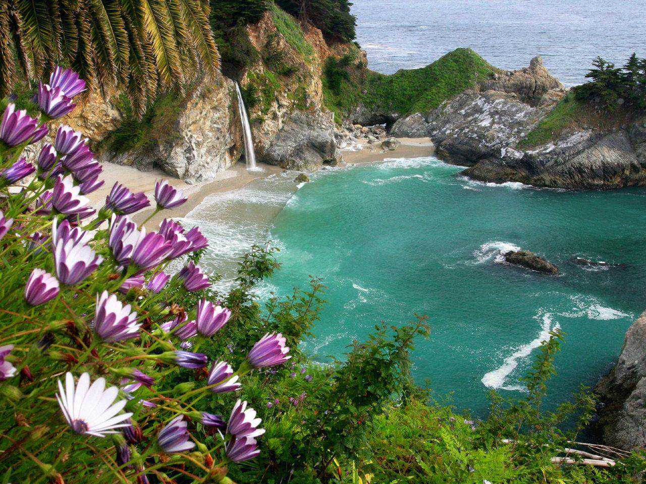 McWay Falls : Será essa a praia mais linda do mundo? Widescreen_Wallpaper_Big_Sur_McWay_Falls_1280x960