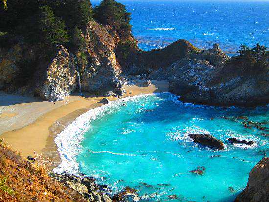 McWay Falls : Será essa a praia mais linda do mundo? mcway-falls