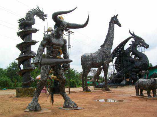 "Zé ruela" nivel jedi! Veja o que o cara fez com arruelas metal-sculptures4-550x412