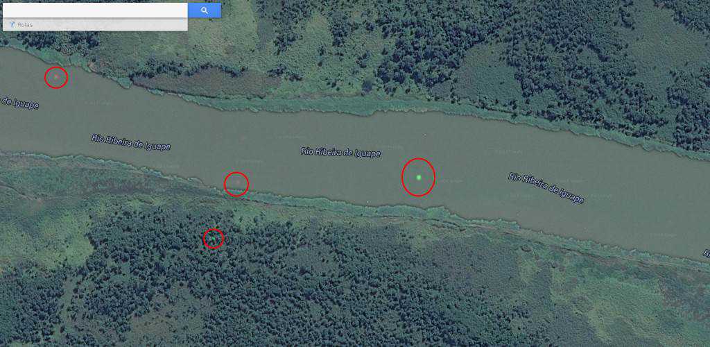 Pontos verdes misteriosos nas imagens de satélite: O que é isso? pontosnorio