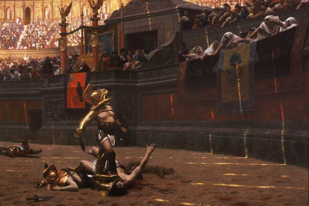 O sexto mandamento e a sociedade da morte jean-leon_gerome_pollice_verso