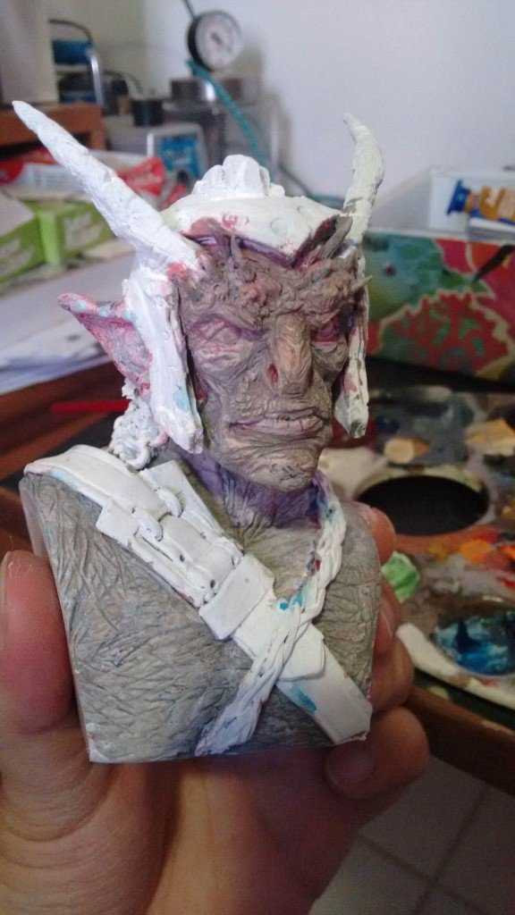 Pintura de miniatura passo-a-passo: Pintando o Belioz pintado10