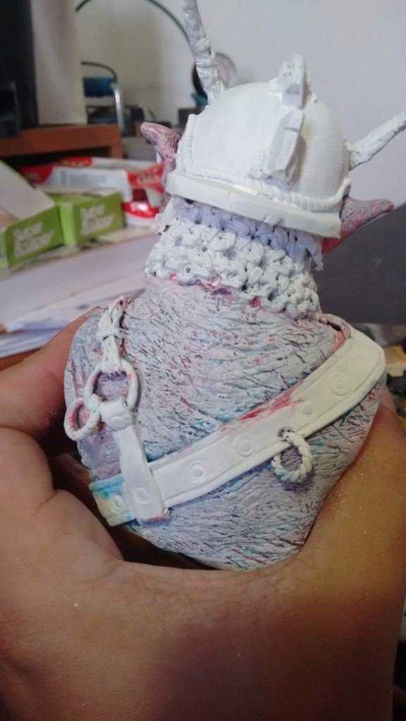 Pintura de miniatura passo-a-passo: Pintando o Belioz pintado12
