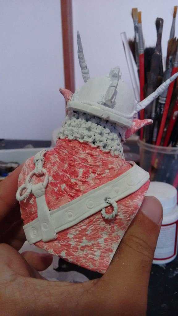 Pintura de miniatura passo-a-passo: Pintando o Belioz pintado18