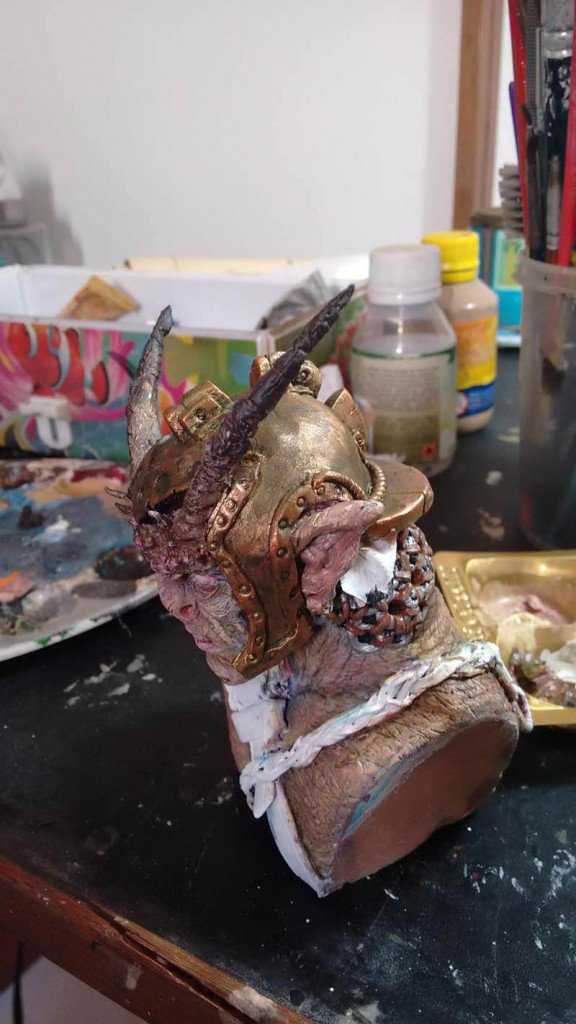 Pintura de miniatura passo-a-passo: Pintando o Belioz pintado2