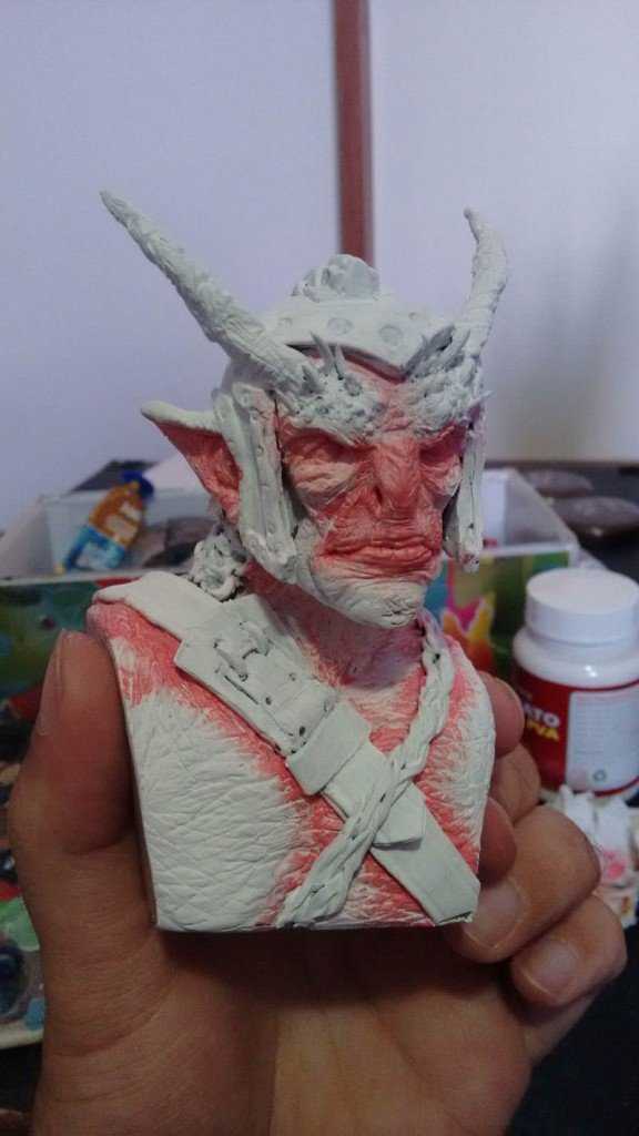 Pintura de miniatura passo-a-passo: Pintando o Belioz pintado21