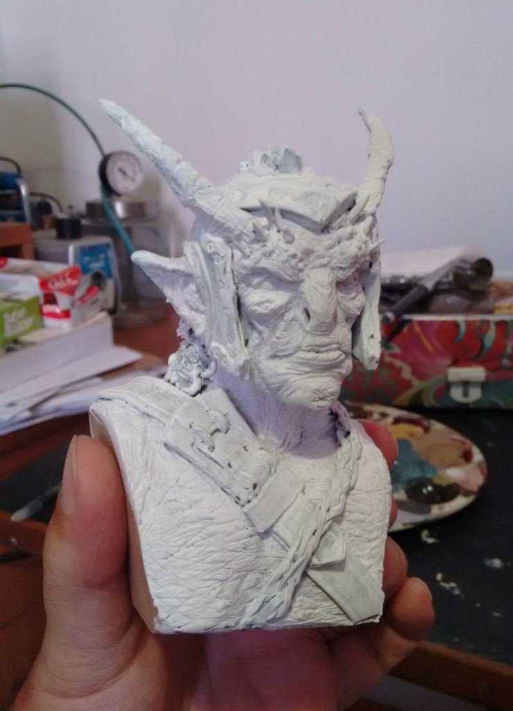 Pintura de miniatura passo-a-passo: Pintando o Belioz pintado23