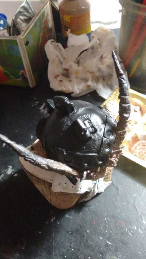 Pintura de miniatura passo-a-passo: Pintando o Belioz pintado5