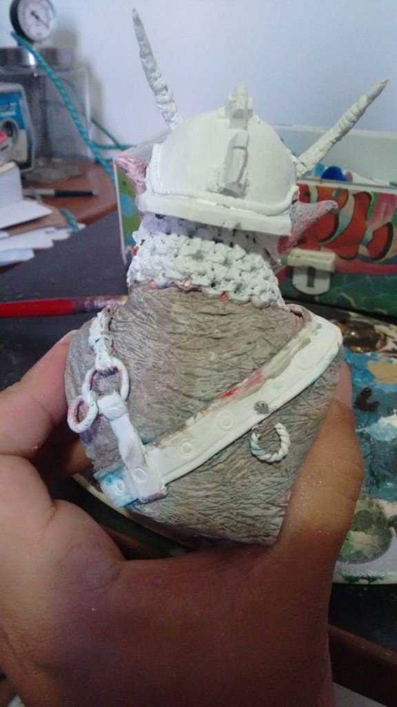 Pintura de miniatura passo-a-passo: Pintando o Belioz pintado9
