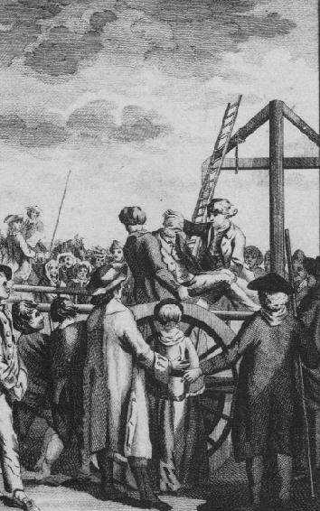 Casos estranhos de enforcamento tripple-tree-gallows