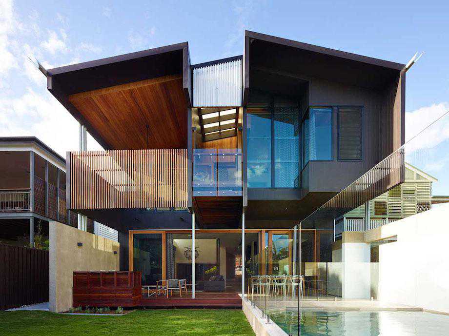 Casas espetaculares onde você moraria fácil 9 Casa moderna integrada à natureza