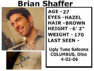 5 Bizarros desaparecimentos brian_shaffer