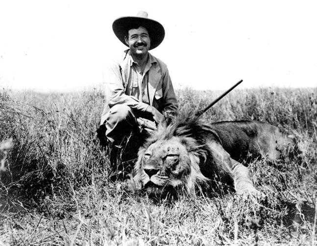 Caçador: O pior do lixo humano ernest-hemingway-by-jfklibrarydotorg
