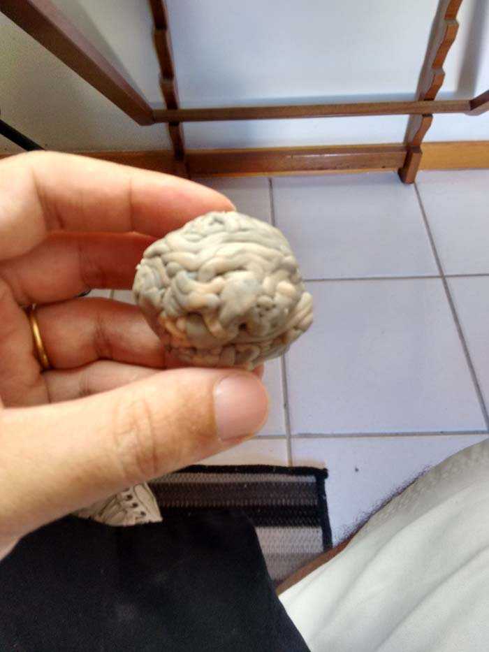 Miniatura do Juca massamisturada