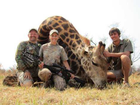 Caçador: O pior do lixo humano trophy-hunting-a-giraffe_random-storydotorg