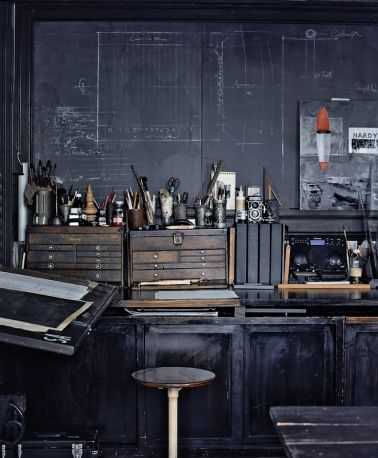 Incríveis espaços de trabalho para artistas 0fb29ad6f8201f00c2ce847d792ad662