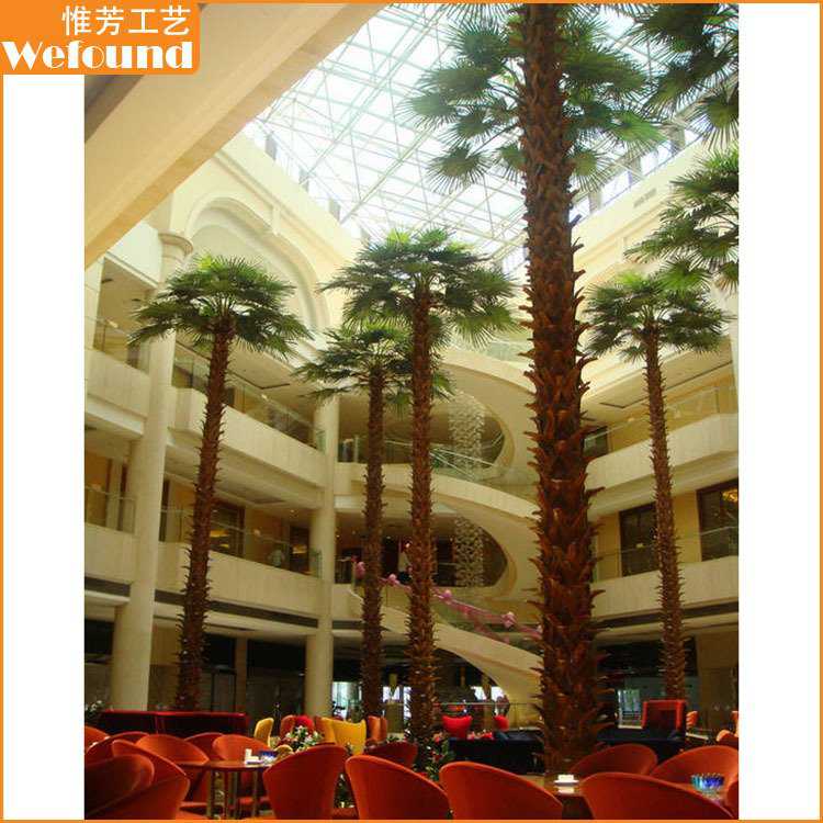 A fabrica de árvores na China PT1513-factory-price-artificial-washington-palm-trees