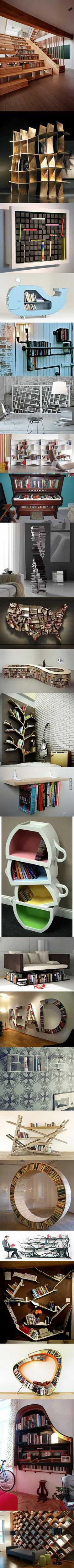 Ideias sensacionais para quem tem muitos livros ee0ce1d345abf550d78cfcfaee5cb53e