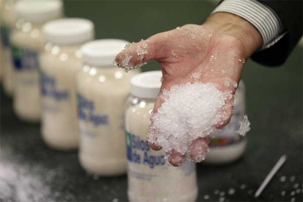 Água em pó agua em pó
