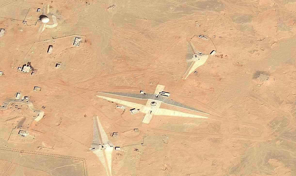 Bases alienígenas? Estruturas misteriosas do deserto preparando