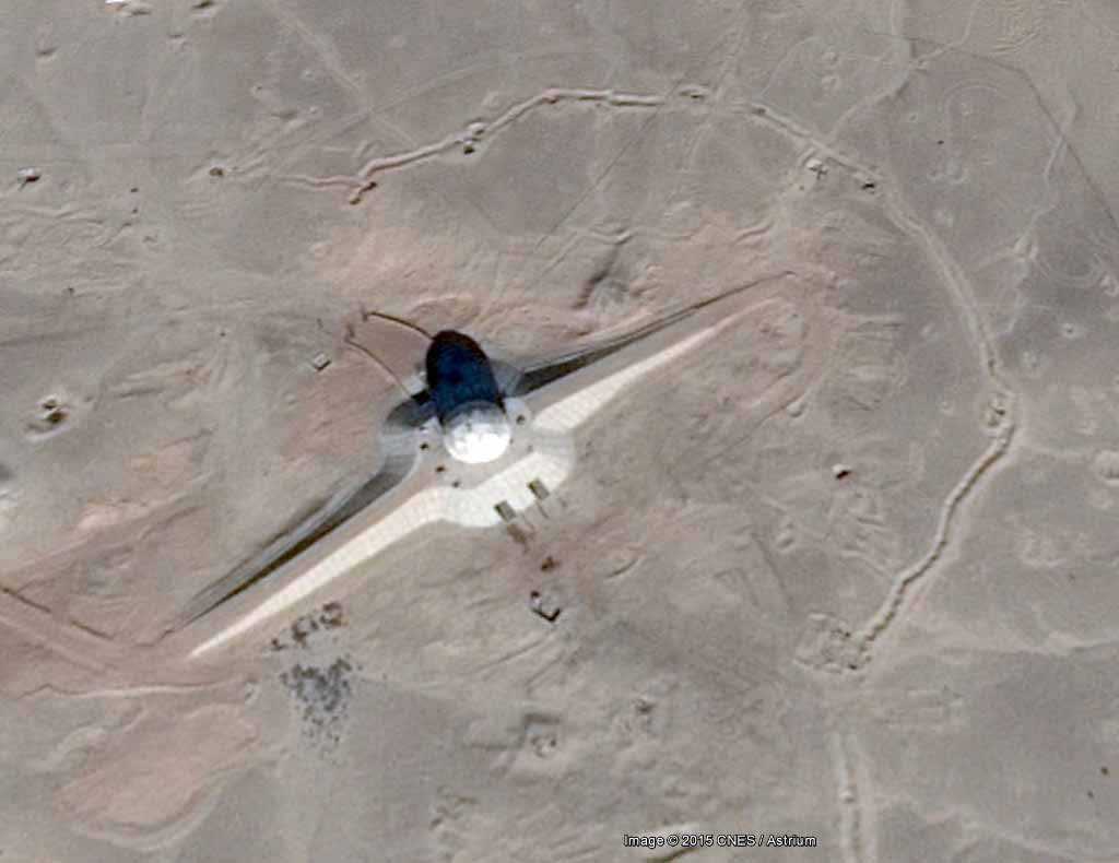 Bases alienígenas? Estruturas misteriosas do deserto radar