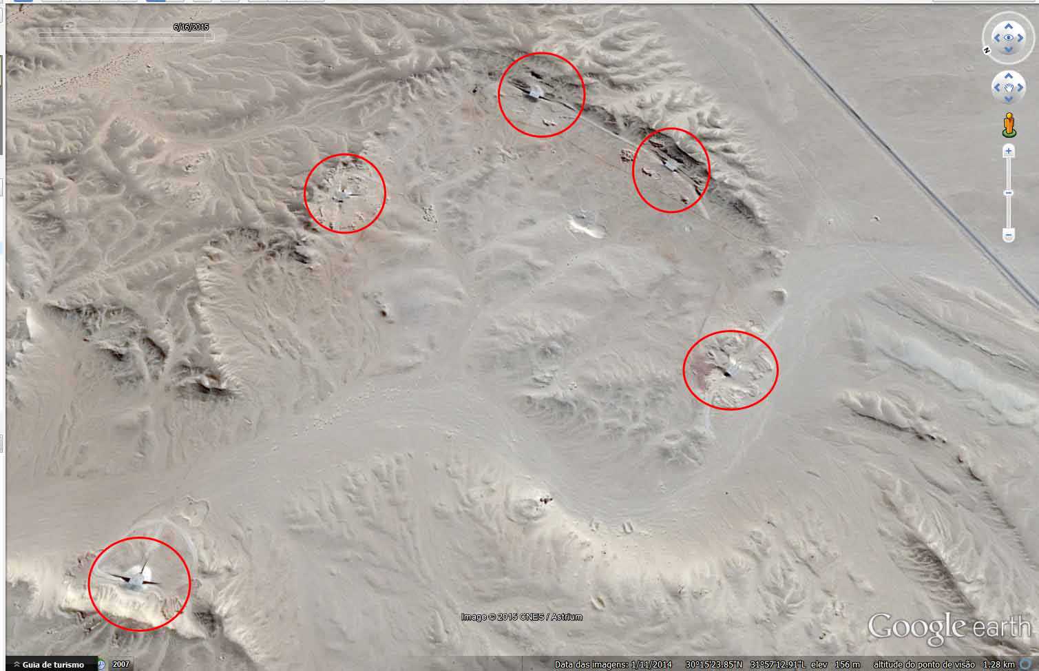 Bases alienígenas? Estruturas misteriosas do deserto zonadomisterio