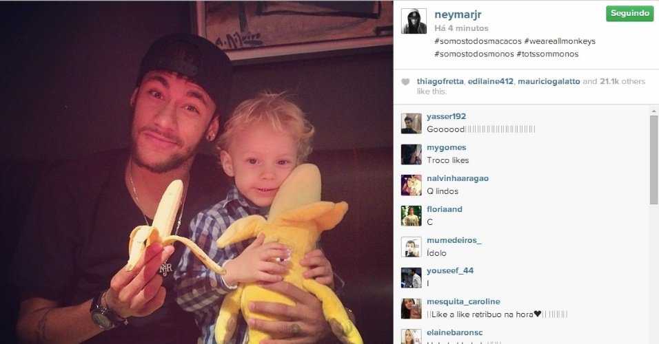Somos todos otários neymar-posta-foto-segurando-uma-banana-1398638018753_956x500