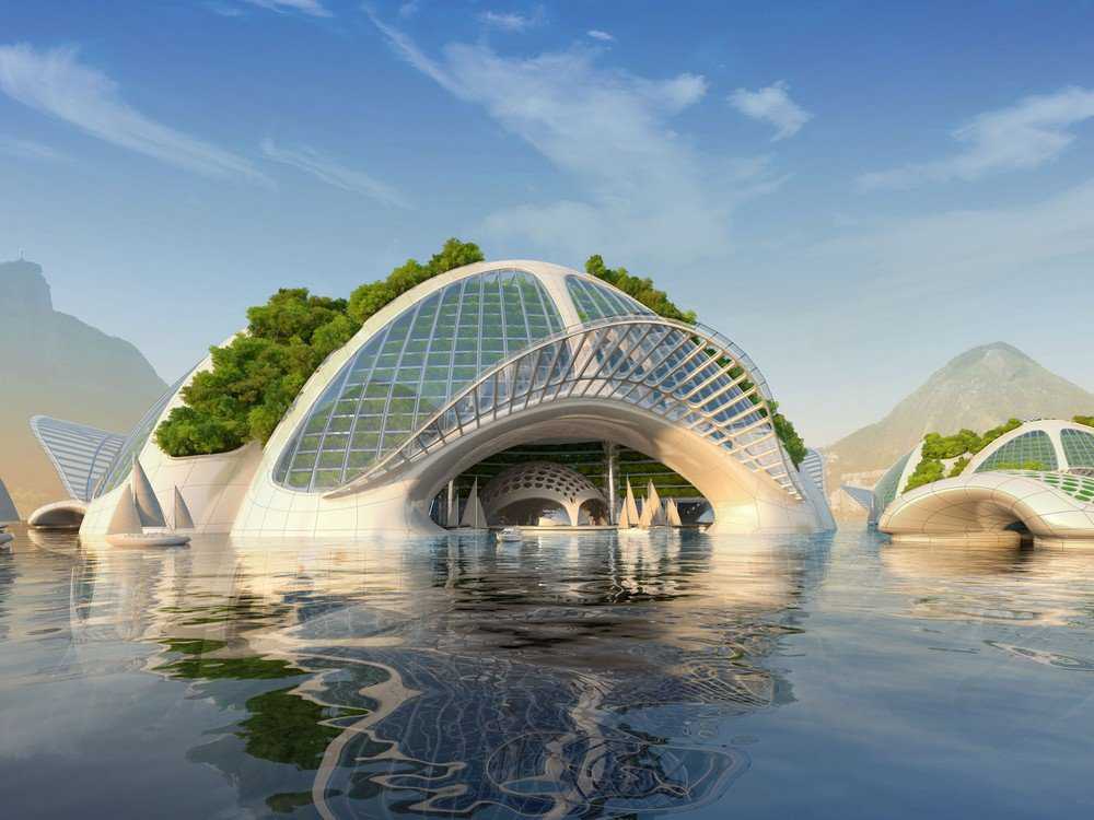 Arquiteto solta a imaginação e cria condomínios futuristas para a enseada do Rio. Baba aí! 0_1823dd_3daae078_orig