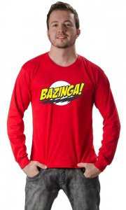 Nerd Corporations Camiseta Bazinga, porque você precisa dizer ao mundo quem você acha que é. Ou pior, quem você gostaria de ser e não é.
