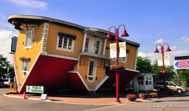 Casas de cabeça para baixo UpsideDownHouse-Niagara