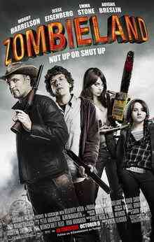 102 dos melhores filmes de sobreviventes pós apocalípticos Zombieland-poster