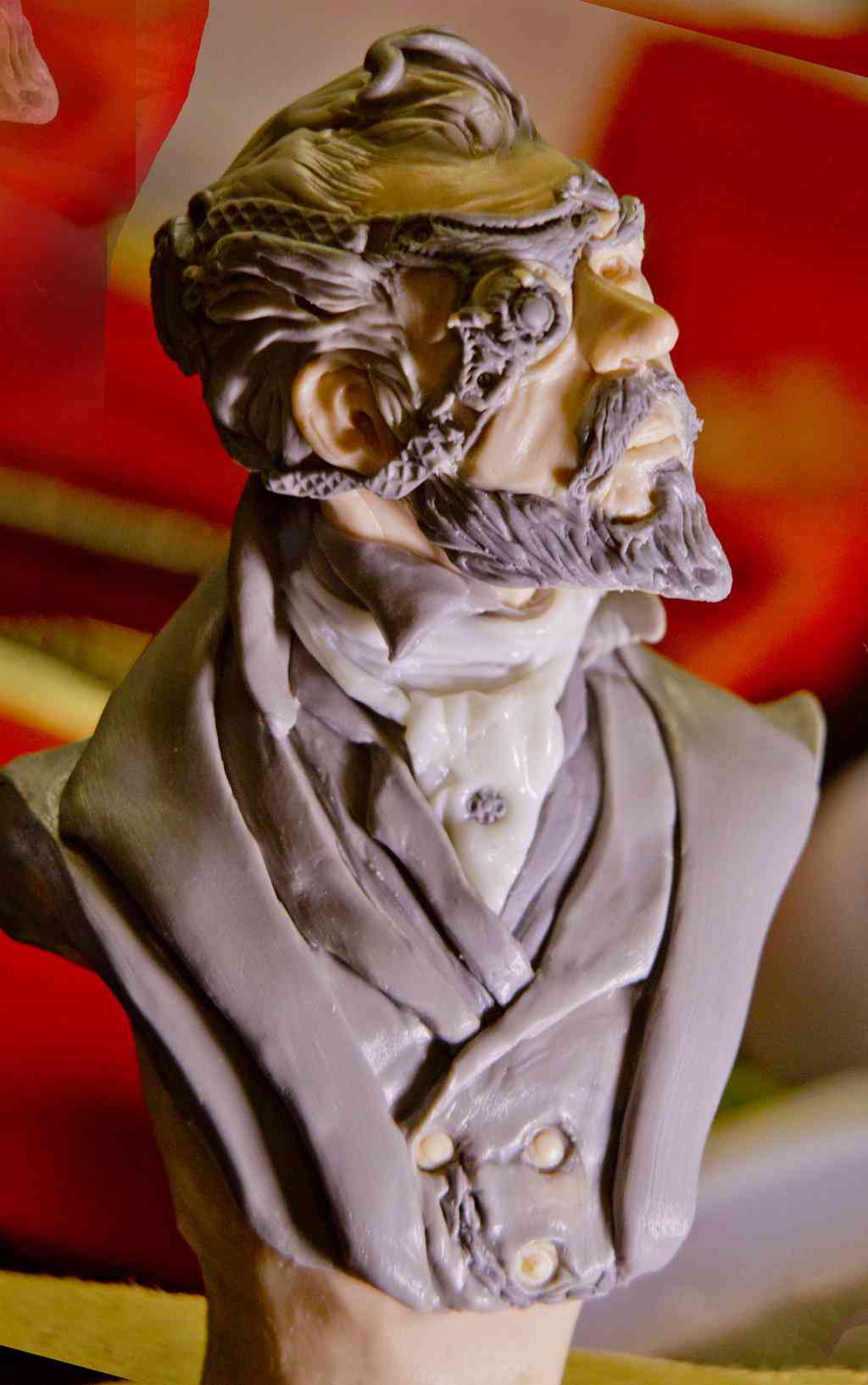 Esculturas do Dr. Louison e o Autômato dr3