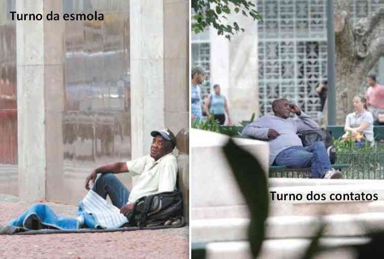 O mendigo malandro que volta pra casa em carro de luxo que vale 230.000 reais Imagens mostram o mesmo homem com roupas diferentes
